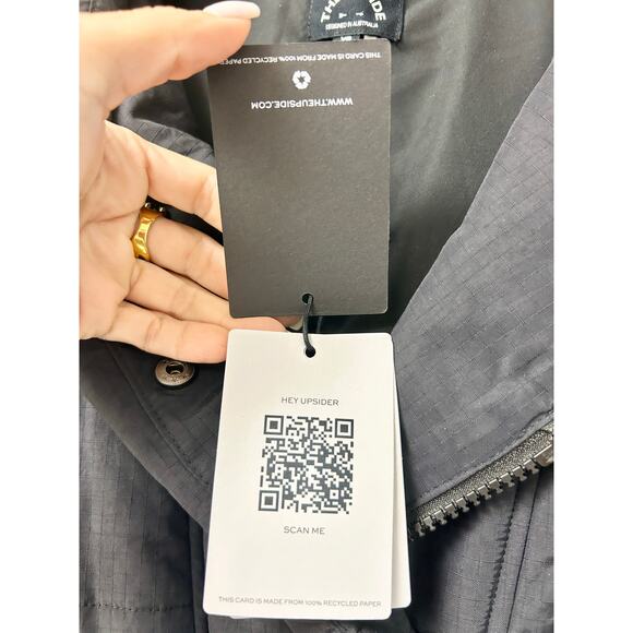 NWT The Upside Stellar Oversized Hooded Puffer Jacket Black Women's Size XS - Picture 4 of 7